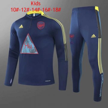 2020-21 Arsenal x Human Race Blue Kid's Football Training Suit