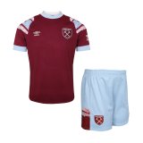 West Ham United 2022-23 Home Soccer Jerseys + Short Kid's