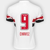 2016-17 Sao Paulo Home White Football Jersey Shirts Chavez #9