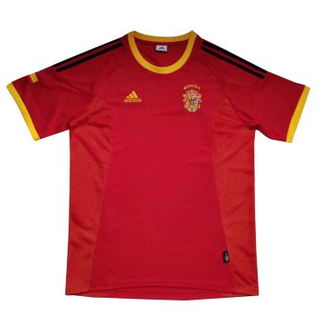2002 Spain Retro Home Men's Football Jersey Shirts [22712610]