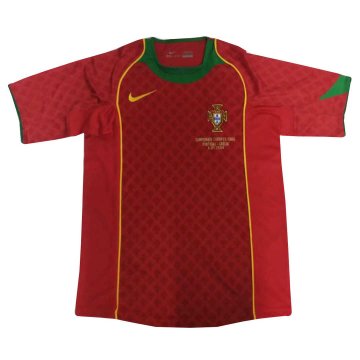 2004 Portugal Retro Home Men's Football Jersey Shirts
