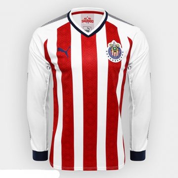 2017-18 Chivas Home LS Football Jersey Shirts