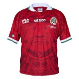#Retro Mexico 1998 Red Soccer Jerseys Men's