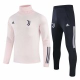 2020-21 Juventus Turtle Neck Pink Men's Football Training Suit