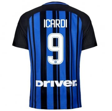 2017-18 Inter Milan Home Blue Football Jersey Shirts Mauro Icardi #9