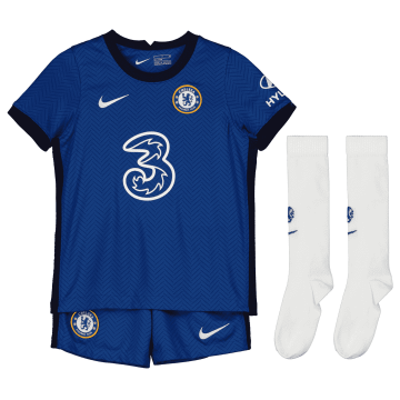 2020-21 Chelsea Home Blue Kids Football Kit(Shirt+Short+Socks)