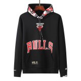 2021/2022 Chicago Bulls x Aape Pullover Black Hoodie Sweatshirt Men's