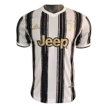 2020-21 Juventus Home Black & White Stripes Men Football Jersey Shirts (Match) [48212664]