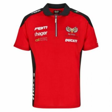 Ducati Team 2022 Red F1 Team Polo Shirt Men's