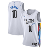 Ben Simmons #10 Brooklyn Nets 2022-23 White Jerseys - City Edition Men's