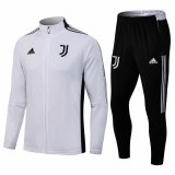 2021-22 Juventus White Football Training Suit (Jacket + Pants) Men's