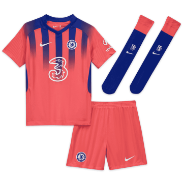 2020-21 Chelsea Third Kids Football Kit(Shirt+Short+Socks)