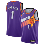 Devin Booker #1 Phoenix Suns 2022-23 Purple Jerseys - Classic Edition Men's