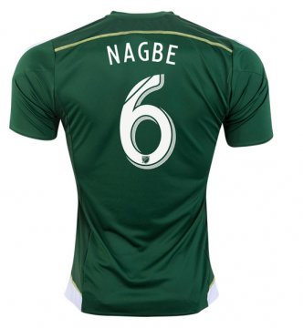 2016-17 Portland Timbers Home Green Football Jersey Shirts NAGBE #6