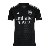 Arsenal 2023/24 Goalkeeper Black Soccer Jerseys Men's