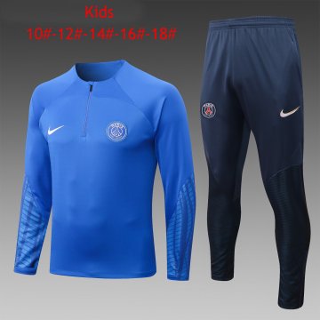 PSG Blue Soccer Training Suit Kid's 2022-23