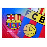 Red&Blue Barcelona Team Soccer Flag