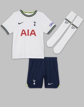 Tottenham Hotspur 2022-23 Home Soccer Jerseys + Short + Socks Kid's