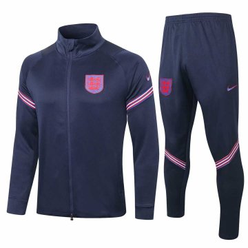 2020-21 England Navy Men's Football Training Suit(Jacket + Pants)