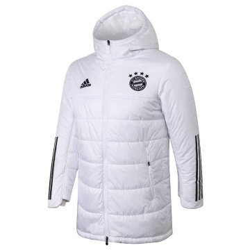 2020-21 Bayern Munich White Men's Football Winter Jacket