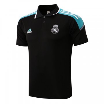 Real Madrid 2021-22 Black II Soccer Polo Jerseys Men's