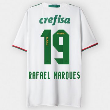 2016-17 Palmeiras Away White Football Jersey Shirts Rafael Marques #19