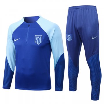 Atletico Madrid 2022-23 Blue Soccer Training Suit Men's