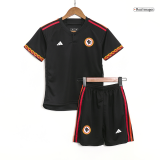 Roma 2023/24 Third Away Soccer Jerseys + Short Kid's