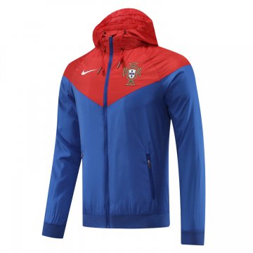 Portugal 2022 Blue All Weather Windrunner Soccer Jacket Men's