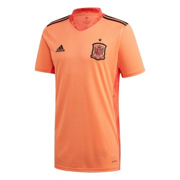2020 Spain National Team Goalkeeper Pink Men's Football Jersey Shirts