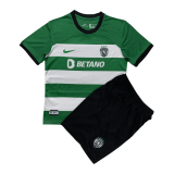 Sporting CP 2023-24 Home Soccer Jerseys + Short Kid's