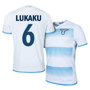 2016-17 Lazio Third White Football Jersey Shirts #6 Jordan Lukaku