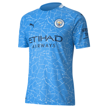 2020-21 Manchester City Home Men Football Jersey Shirts