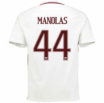 2016-17 Roma Away White Football Jersey Shirts Manolas #44