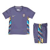 England 2024 Away EURO Soccer Jerseys + Short Kid's