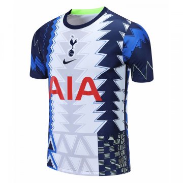 2021-22 Tottenham Hotspur White Men's Short Football Training Shirt
