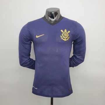 #Player Version Corinthians 2021-22 Third Long Sleeve Men's Soccer Jerseys