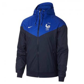 France 2022 Navy All Weather Windrunner Soccer Jacket Men's