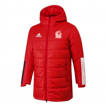 Mexico 2022 Red Soccer Cotton Winter Jacket Men's