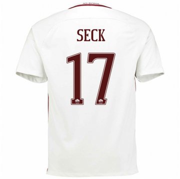 2016-17 Roma Away White Football Jersey Shirts Seck #17