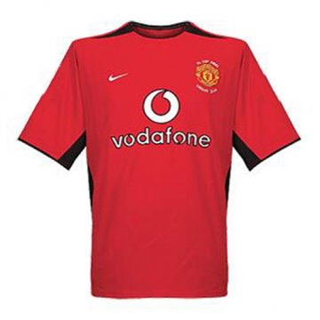 2002-2004 Manchester United Retro Home Men's Football Jersey Shirts