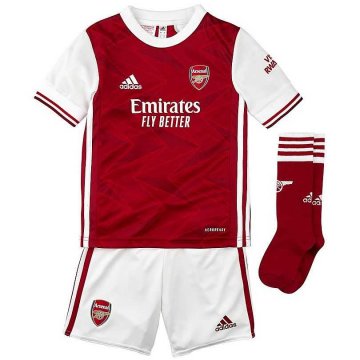 2020-21 Arsenal Home Red Kids Football Kit(Shirt+Short+Socks) [612828]