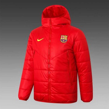 2020-21 Barcelona Red Men's Football Winter Jacket