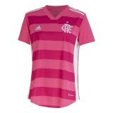 Flamengo 2022-23 Third Camisa Outubro Rosa Pink Soccer Jerseys Women's