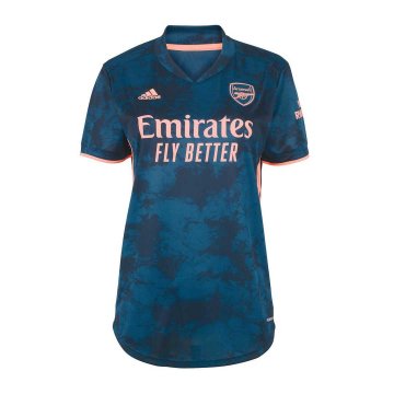2020-21 Arsenal Third Navy Women Football Jersey Shirts