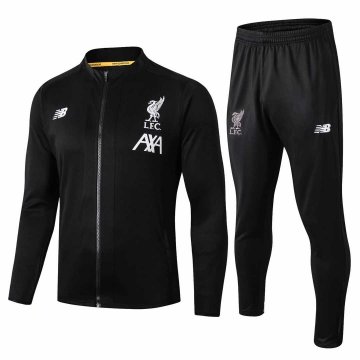2019-20 Liverpool Black Men's Football Training Suit(Jacket + Pants)