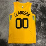 Utah Jazz 2022/2023 Yellow Icon Edition SwingMen's Jersey Men's (CLARKSON #00)