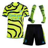 Arsenal Away Soccer Jerseys + Short + Socks Men's 2023/24