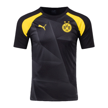 Borussia Dortmund 2023/24 Black Pre-Match Soccer Jerseys Men's