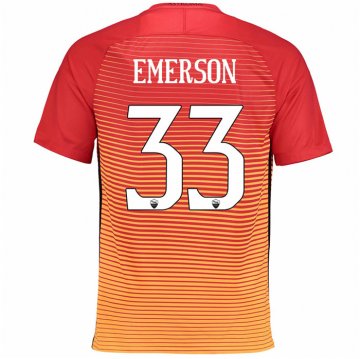 2016-17 Roma Third Football Jersey Shirts Emerson #33